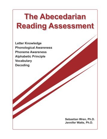 The Abecedarian Reading Assessment - Balanced Reading