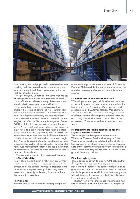 ifwla - Warehousing and Logistics International