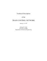 train control network - Electrical and Computer Engineering ...