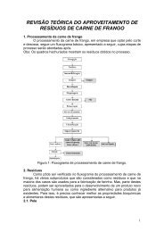 revisão teórica do aproveitamento de resíduos de carne de frango