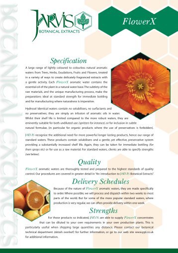 FlowerX - Jarvis Botanical Extracts