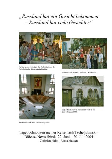 Russsisches Tagebuch-Deckblatt - Willkommen auf der Homepage ...