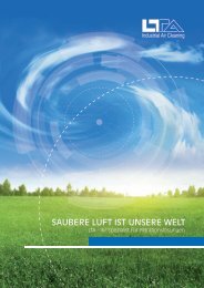 SAUBERE LUFT IST UNSERE WELT - LTA Lufttechnik GmbH