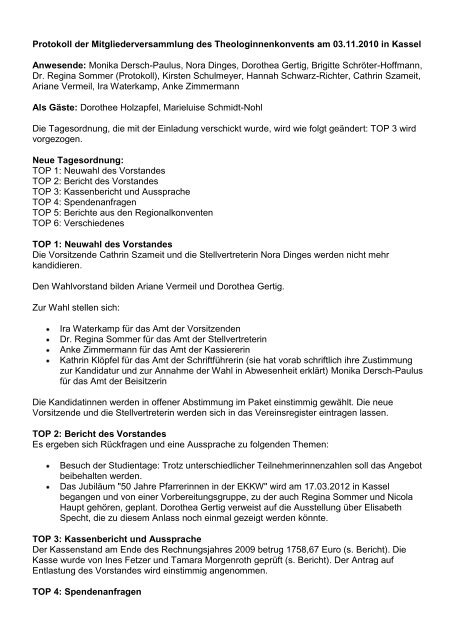 Protokoll der Mitgliederversammlung 2010 (PDF)