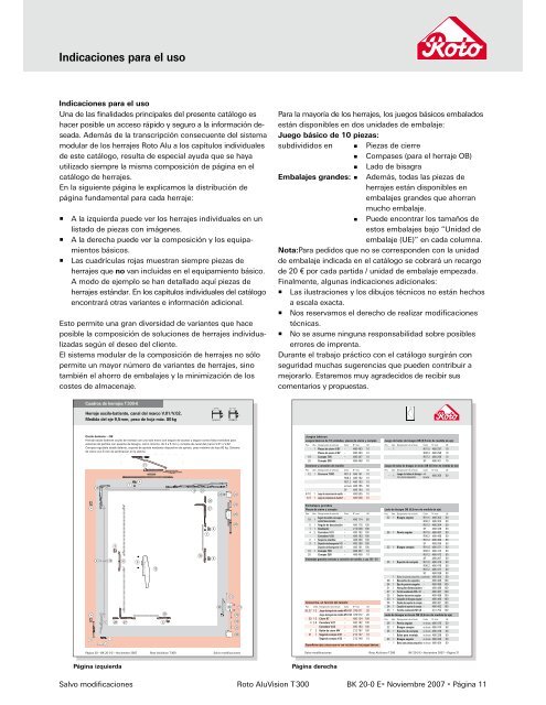 Roto AluV ision T 300 Catálogo - Bruken