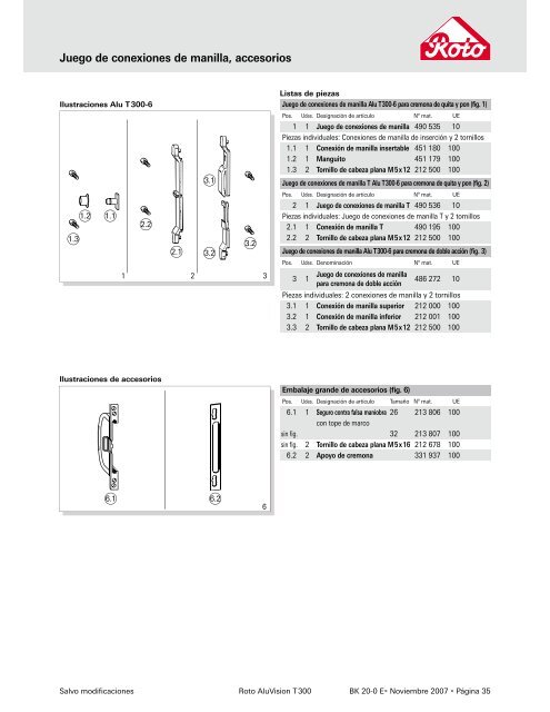 Roto AluV ision T 300 Catálogo - Bruken