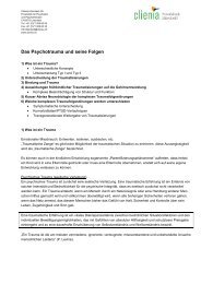 Das Psychotrauma und seine Folgen