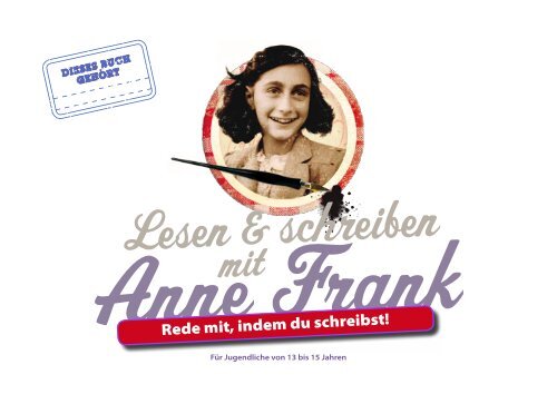 Rede mit, indem du schreibst! - Anne Frank House