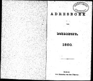 ADRESBOEK 1860. - Archieven.nl