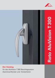 Roto AluV ision T 300 Der Katalog