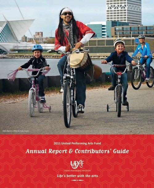 Annual Report Contributors Guide United Performing Arts Fund