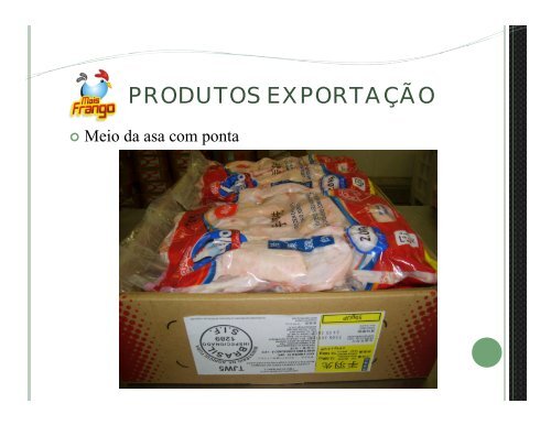 mais frango no mercado externo - Ministério da Agricultura ...