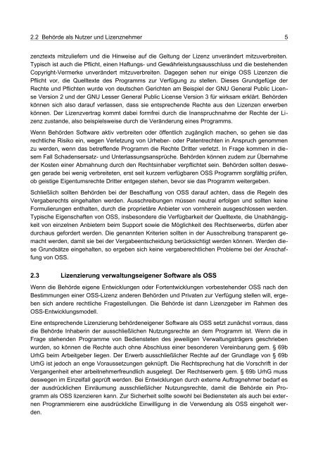 Rechtliche Aspekte der Nutzung, Verbreitung und ... - Bund.de
