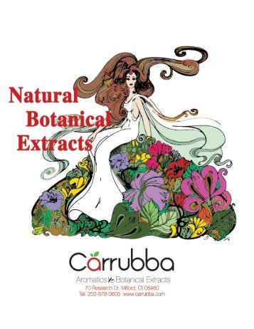 wildcrafted botanical extracts - Carrubba