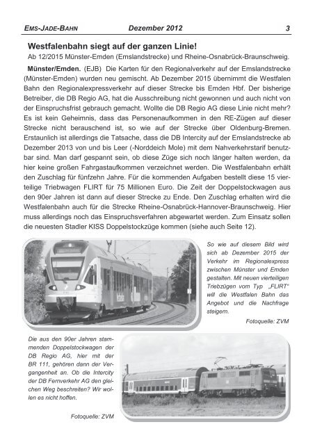 Hans-Joachim Zschiesche - Ems-Jade-Bahn