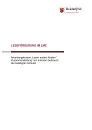 LESEFÖRDERUNG IM LMZ - Lesen anders Fördern