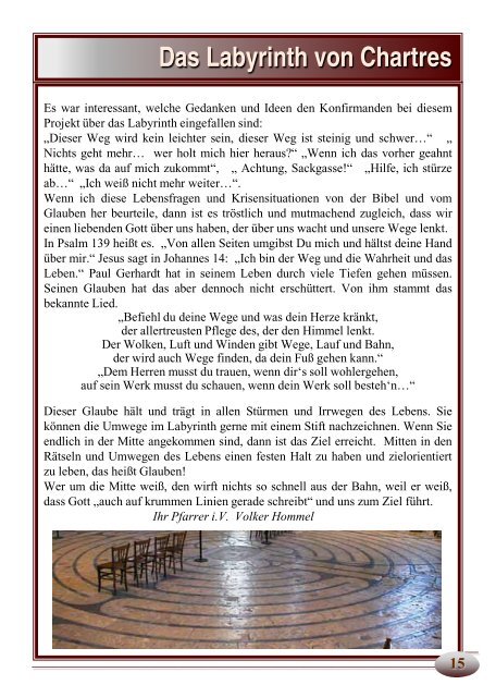 Gemeindebrief Dezember 2011 - Evangelische Kirchengemeinde ...