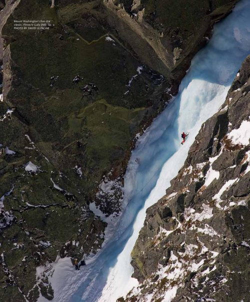 Mount Washington's five-star classic, Pinnacle Gully (NEI 3). Photo ...