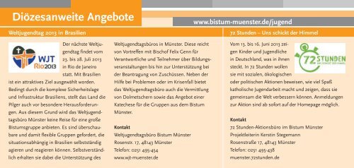 mitnehmen! – Regionalbüro Mitte - Bistum Münster - Gymnasien