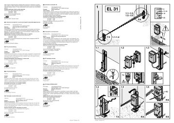 Einweg-Lichtschranke EL 31