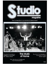 Volume 2 Issue 3 - Studio Magazine