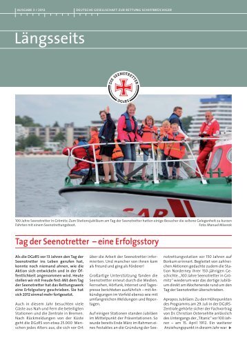 Ausgabe 3/2012 - Deutsche Gesellschaft zur Rettung Schiffbrüchiger