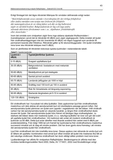 Bilaga C Miljökonsekvensbeskrivning - Vindkraft Norr