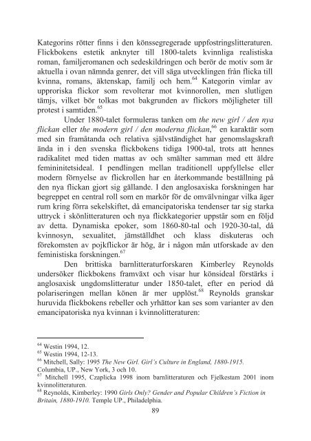 Förklädda flickor: könsöverskridning i 1980 - Åbo Akademi