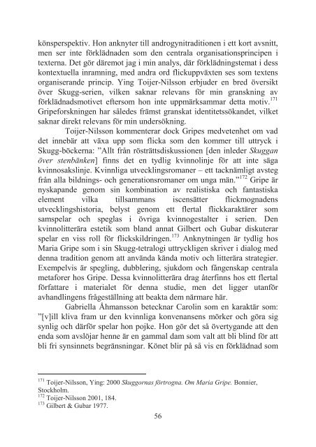 Förklädda flickor: könsöverskridning i 1980 - Åbo Akademi