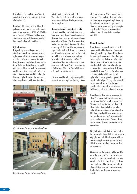 Idékatalog for cykeltrafik – Udformning af færdselsarealer - Cykelviden