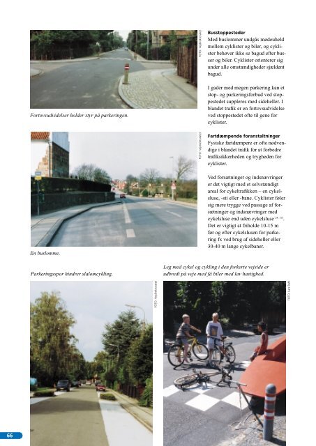 Idékatalog for cykeltrafik – Udformning af færdselsarealer - Cykelviden