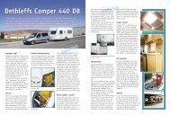 Dethleffs Camper 440 DB Dethleffs Camper 440 DB - Campisternes ...