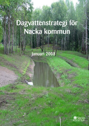 Dagvattenstrategi för Nacka kommun 2008
