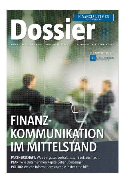 Financial Times Deutschland vom 19.11.2008 Dossier