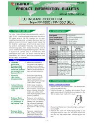 FUJI INSTANT COLOR FILM New FP-100C / FP-100C SILK - Fujifilm