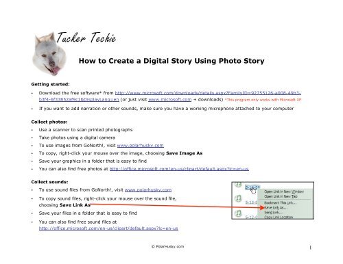 How to Create a Digital Story Using Photo Story - GoNorth ...
