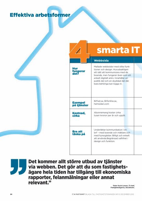 IT & Fastigheter 2010 - Fastighetstidningen