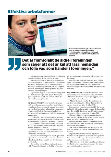 IT & Fastigheter 2010 - Fastighetstidningen