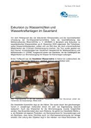 Excursion zu Wassermühlen ÜA-VS 1 - Mühlenverband Rhein-Erft ...