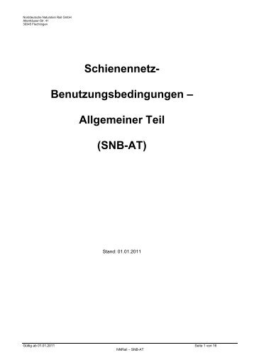 SNB-AT der NN-Rail - Lappwaldbahn GmbH