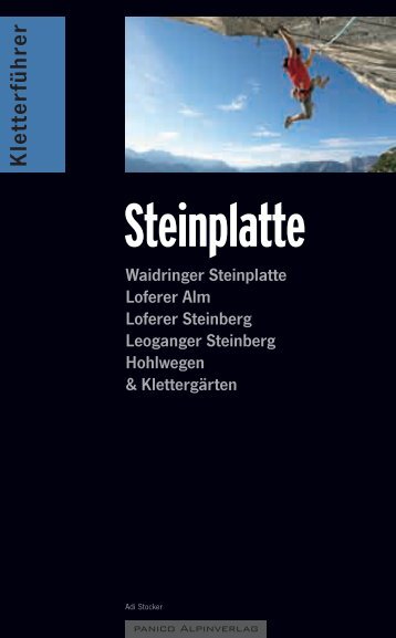 Steinplatte Steinplatte - panico.der Alpinverlag