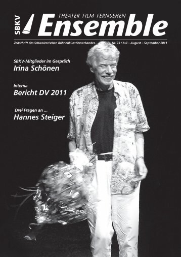 Irina Schönen Bericht DV 2011 Hannes Steiger - SBKV