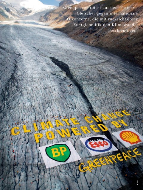 Gletscher – ohne Zukunft? - Greenpeace