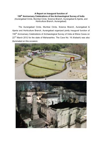 Aurangabad Circle - Archaeological Survey of India