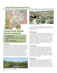 Cienega Creek Natural Preserve Expansion - Pima County