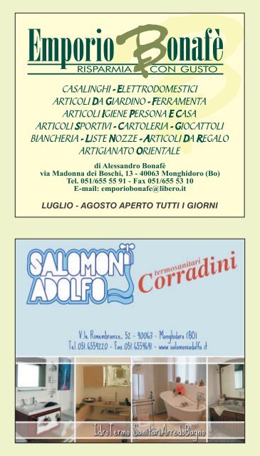 SPM SRL - Comune di Monghidoro