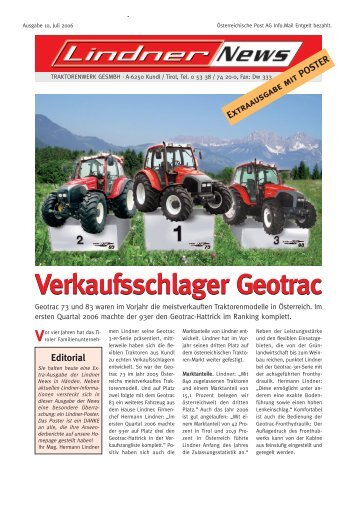 Verkaufsschlager Geotrac Verkaufsschlager Geotrac - Lindner