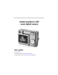 Kodak EasyShare C340 zoom digital camera - Foto Source Canada ...