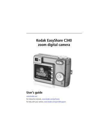 Kodak EasyShare C340 zoom digital camera - Foto Source Canada ...