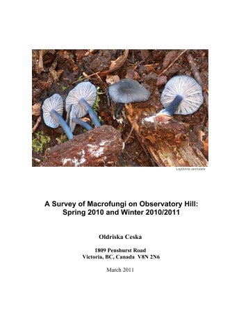 Read the full report for 2010-2011 - Garry Oak Ecosystems ...